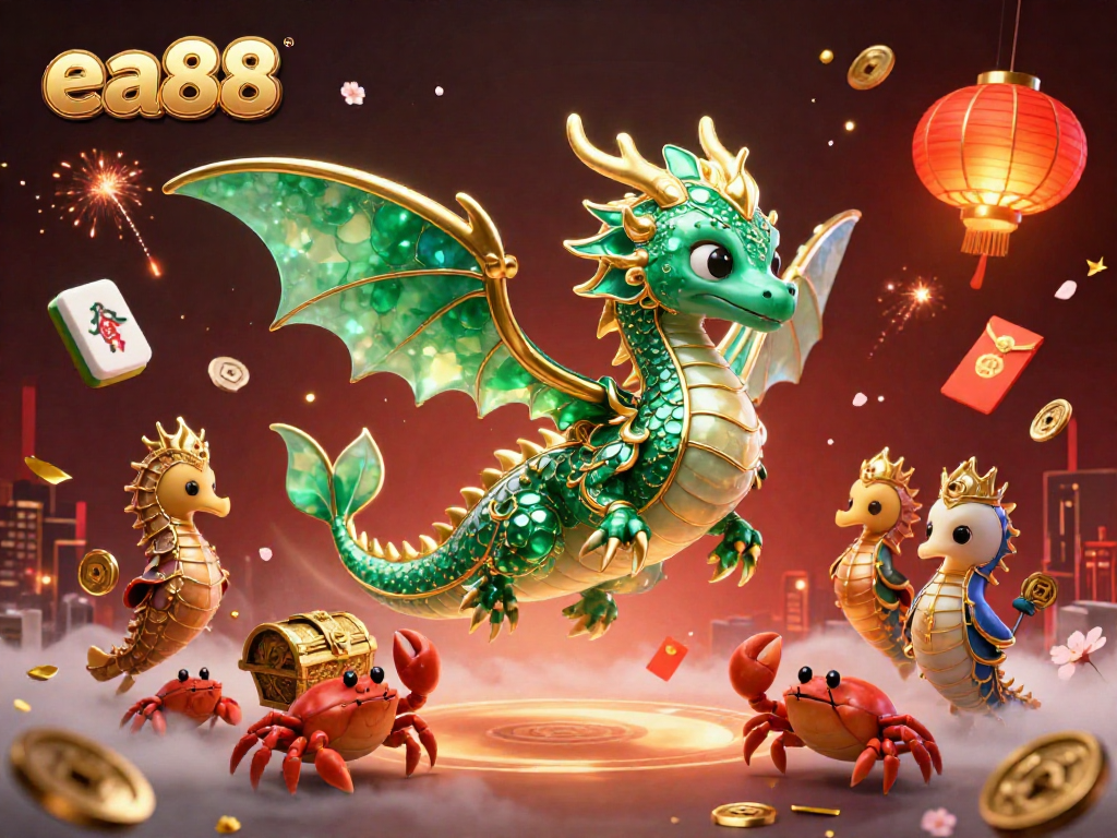 Experience thrilling gaming adventures at ea88 with vibrant sea dragons and dynamic casino elements