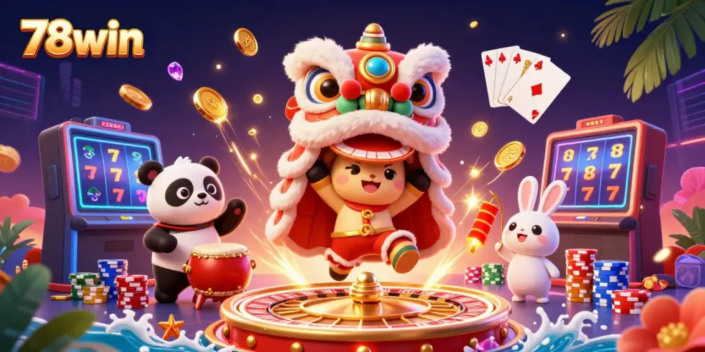 Engage with thrilling games at 78win while enjoying dynamic 3D gambling illustrations.