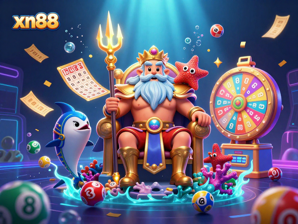 Engage with the vibrant xn88 casino experience featuring Neptune, samurai, and dynamic gaming elements.