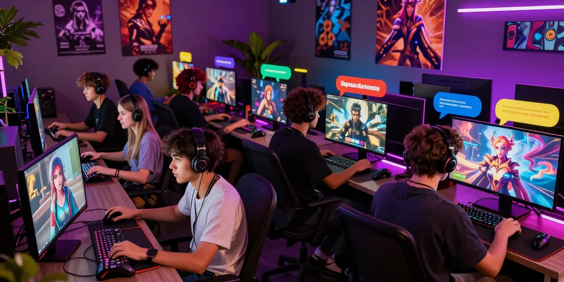 Exciting digital gaming environment showcasing sex games online with diverse avatars interacting in a vibrant virtual arcade.
