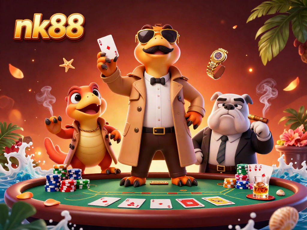 Engage with exciting nk88 gaming experiences and see raptors attempting to enter a VIP casino lounge.