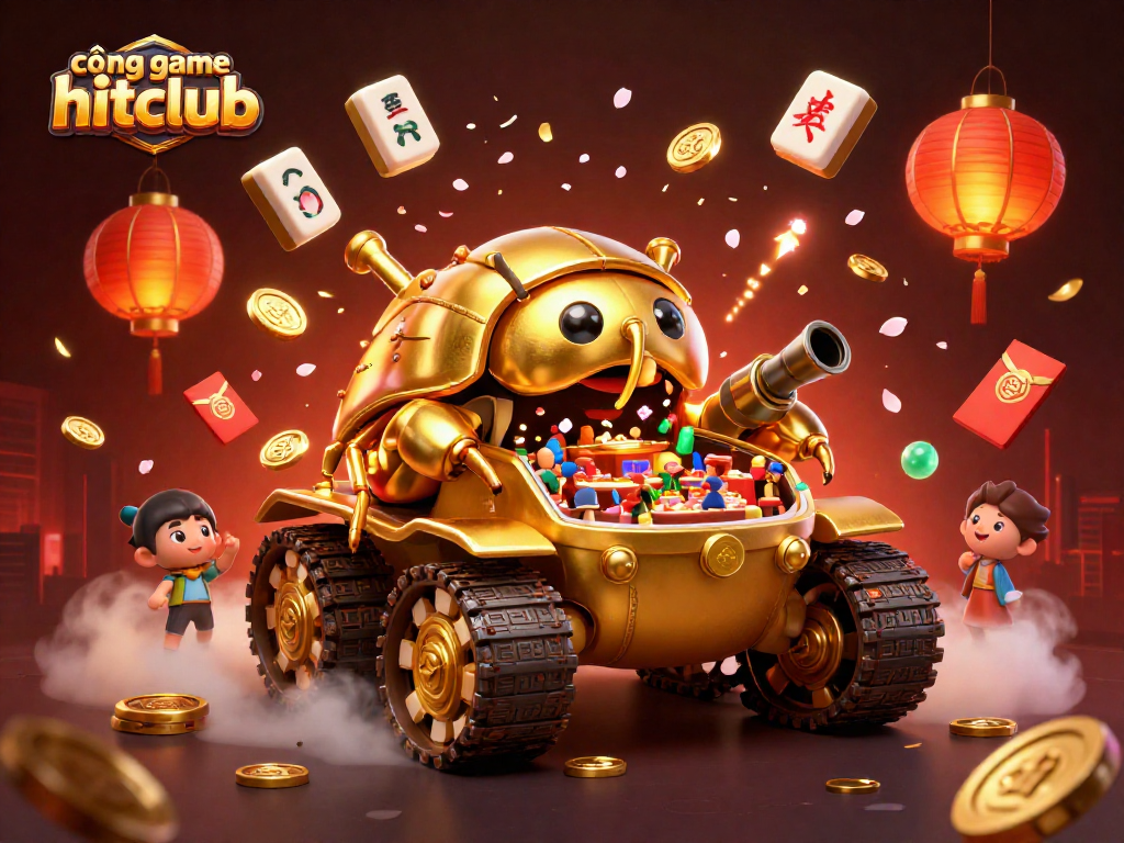 Win big at cổng game hitclub as the golden beetle tank reveals an enchanting miniature casino.