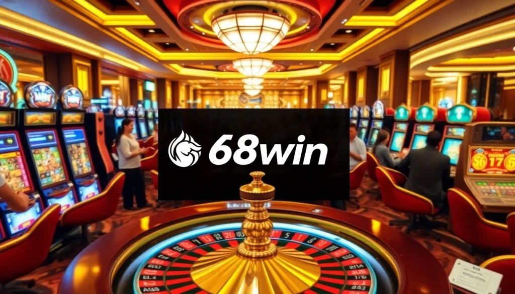 Players celebrating their wins while engaging with 68win's exciting casino games.