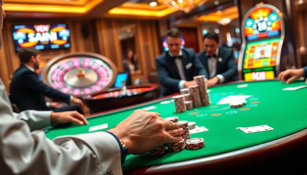 Experience thrilling gameplay at https://sunwin10.de.com/ with competitive poker rounds and vibrant casino atmosphere.