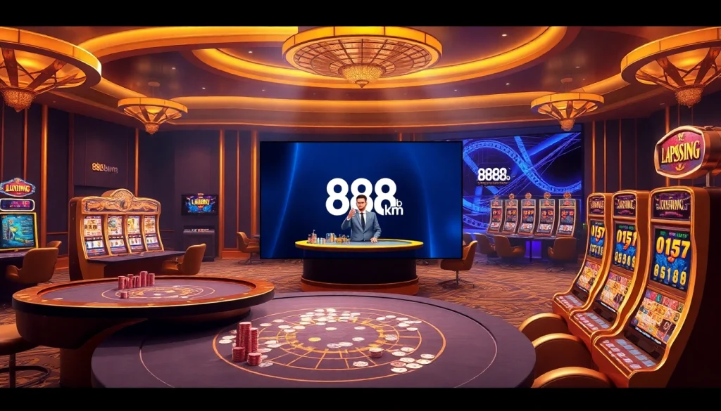Experience the thrill of 888b km with immersive online casino gaming and vibrant slot machines.