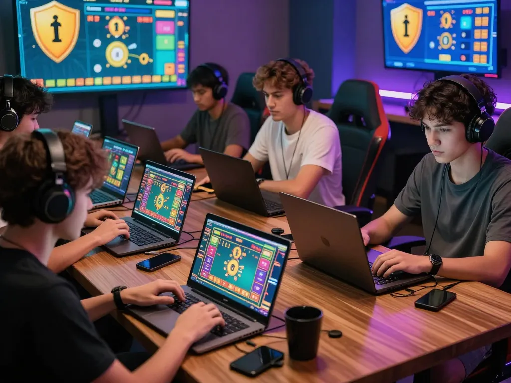 Engaged players participating in an exciting lô đề online betting game with a vibrant digital atmosphere.