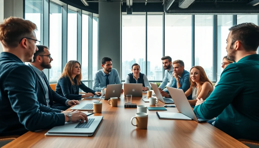 Finding the ideal career through collaboration and innovation in a modern office.