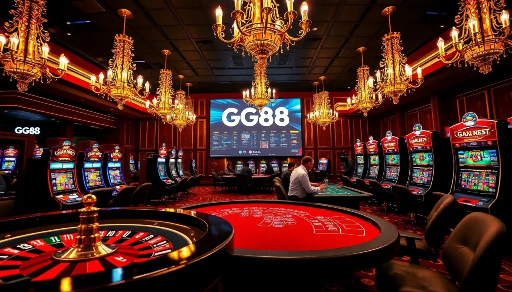 Experience excitement at GG88 with high-stakes poker and a vibrant casino atmosphere.