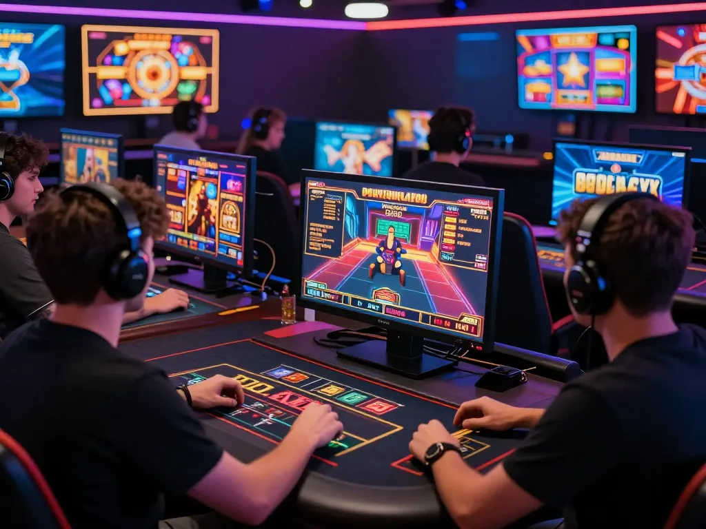 Exciting k88 online gaming scene with players enjoying immersive live casino experience.