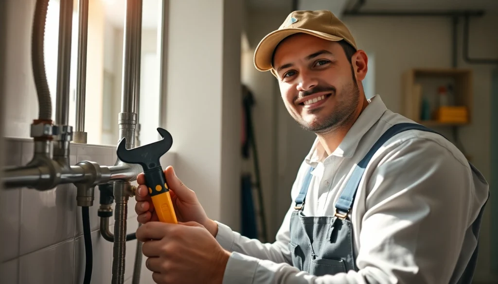 Plumber near me fixing a residential plumbing issue with professionalism.