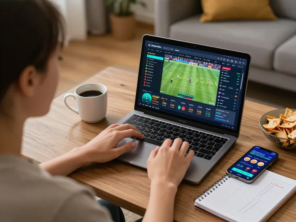 Experience engaging sports betting online with five88 while enjoying a cozy home setup.