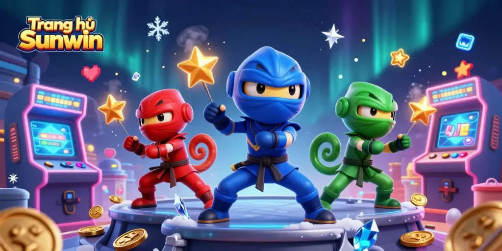 Engage with Trang chủ Sunwin through exciting casino gaming adventures featuring 3D ninjas and arcade elements