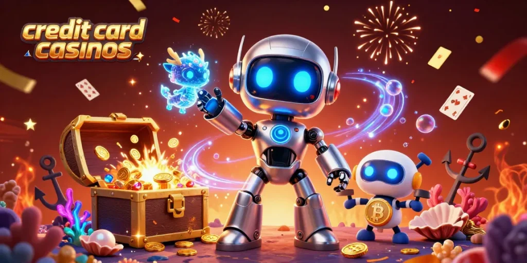 Engage with credit card casinos featuring exciting games, vibrant animations, and immersive digital companions.