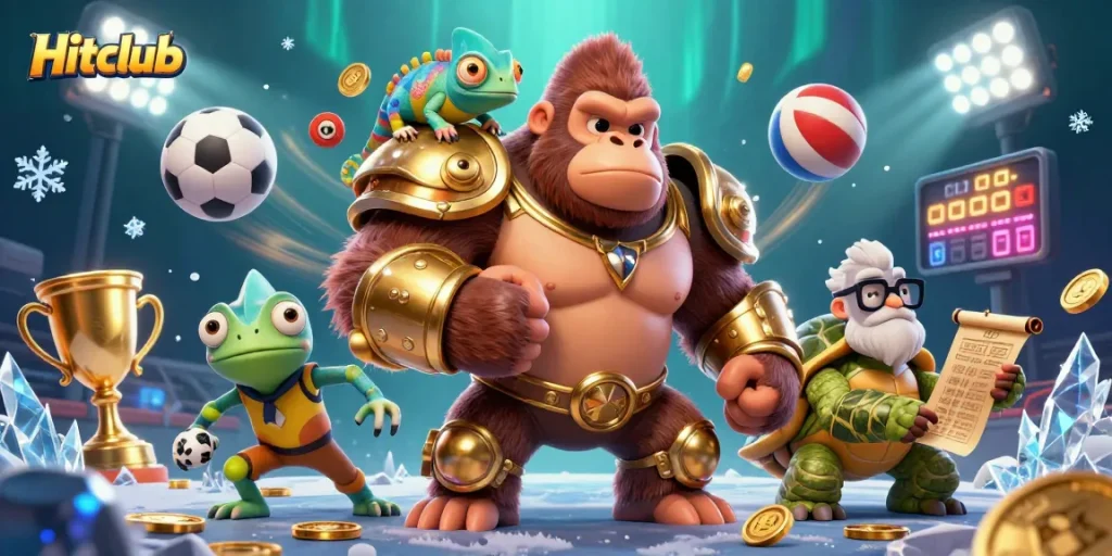 Hitclub powers up your winnings with thrilling 3D cartoon characters and vibrant casino elements.