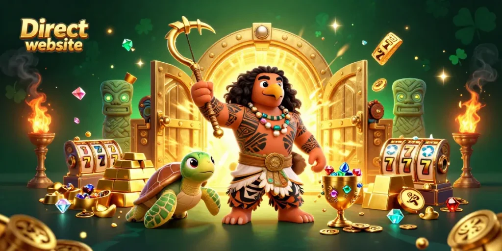 Engage with the exciting gaming adventure on the Direct website with dazzling slot elements and vibrant characters!